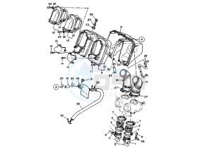 XTZ SUPER TENERE 750 drawing INTAKE