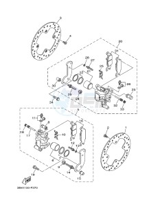 YFM700FWAD YFM7FGPHB GRIZZLY 700 EPS HUNTER (1HP7) drawing REAR BRAKE CALIPER