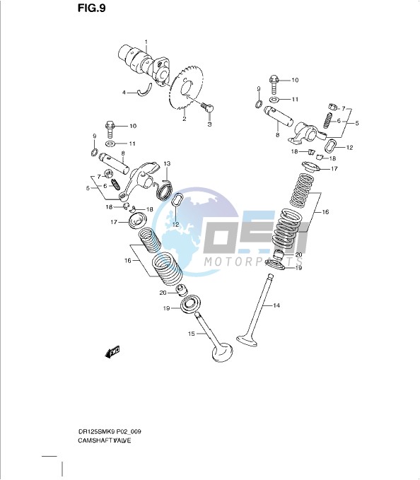 CAMSHAFT - VALVE