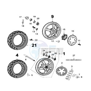 SAT 250 drawing WHEELS