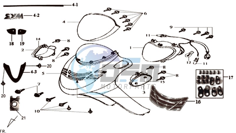 HEAD LIGHT / HEAD LIGHT COWLING