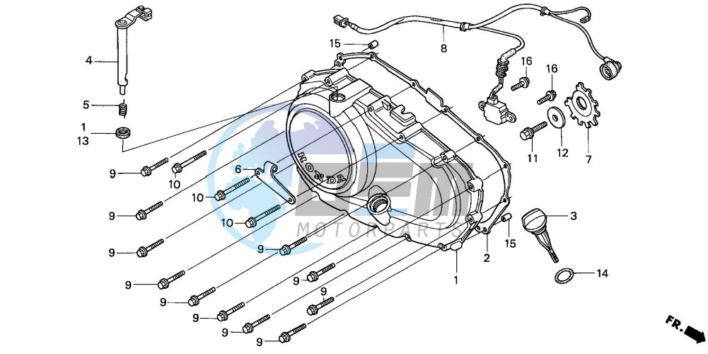 RIGHT CRANKCASE COVER