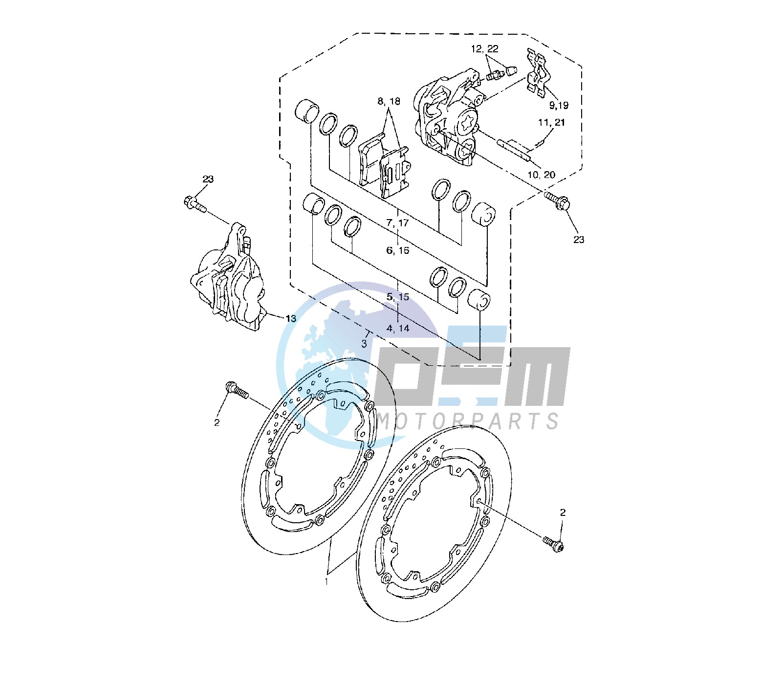 FRONT BRAKE CALIPER