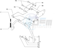 X9 500 drawing Central stand