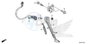 CBR1000RAH 2ED - (2ED) drawing STAND