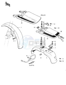 Z1 A [Z1-Z1A] 900 drawing FENDERS_SEAT COVER