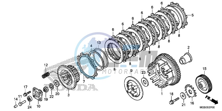 CLUTCH (NC700S/ SA)