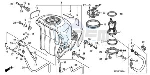 CBR1000RR9 UK - (E / MKH MME TRI) drawing FUEL TANK/FUEL PUMP