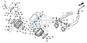 GL1800 drawing AIR DUCT (GL18006/7/8)