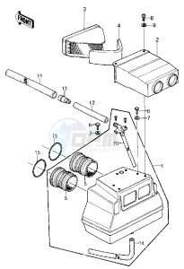 KZ 440 D [LTD BELT] (D1) [LTD BELT] drawing AIR CLEANER -- 80 D1- -