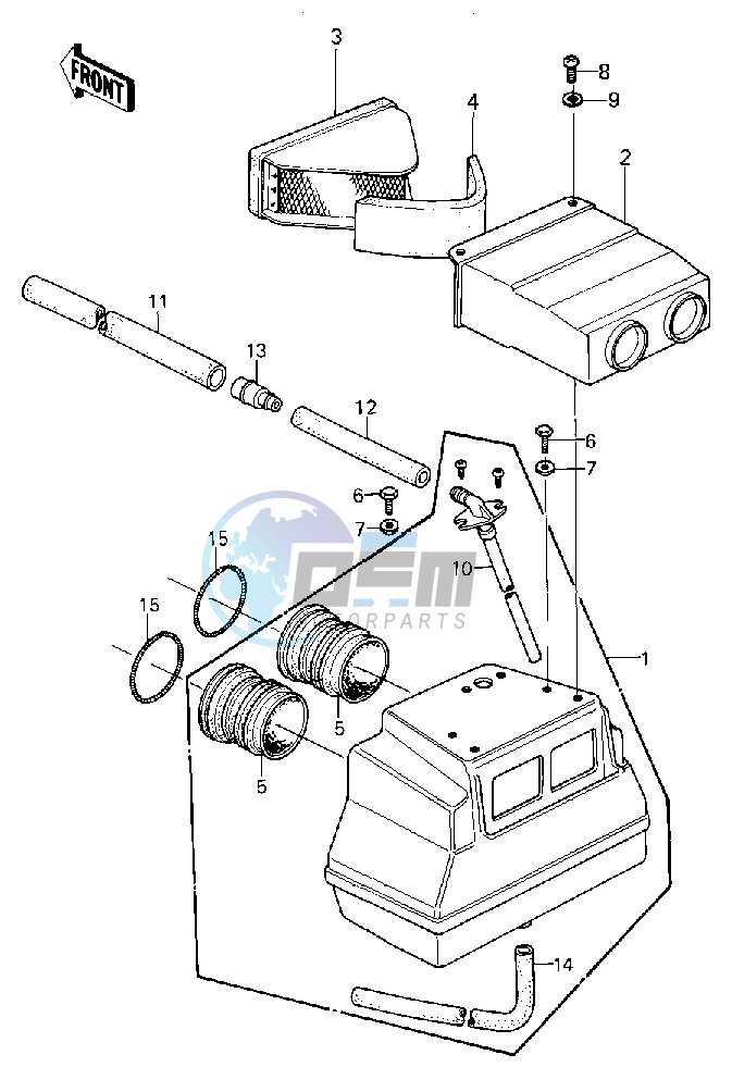 AIR CLEANER -- 80 D1- -