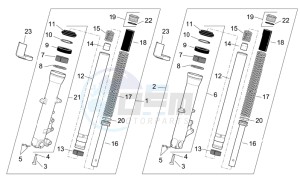 ETV 1000 Capo Nord - Rally Capo Nord drawing Front Fork