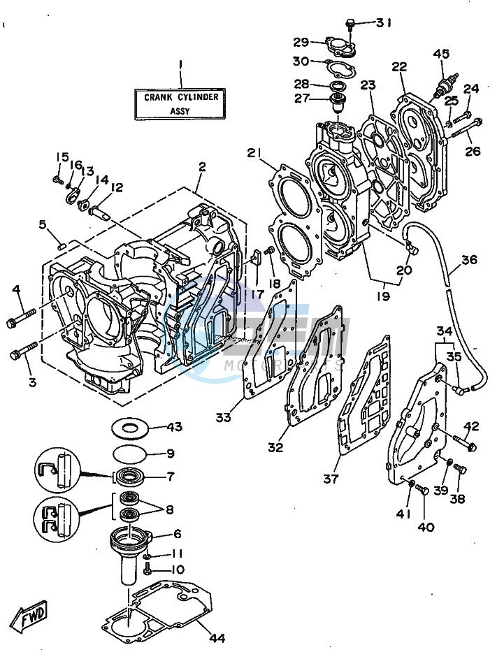 CYLINDER--CRANKCASE