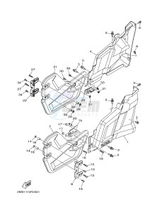 YXE700ES YXE70WPSG WOLVERINE R-SPEC EPS SE (BN52) drawing SIDE COVER