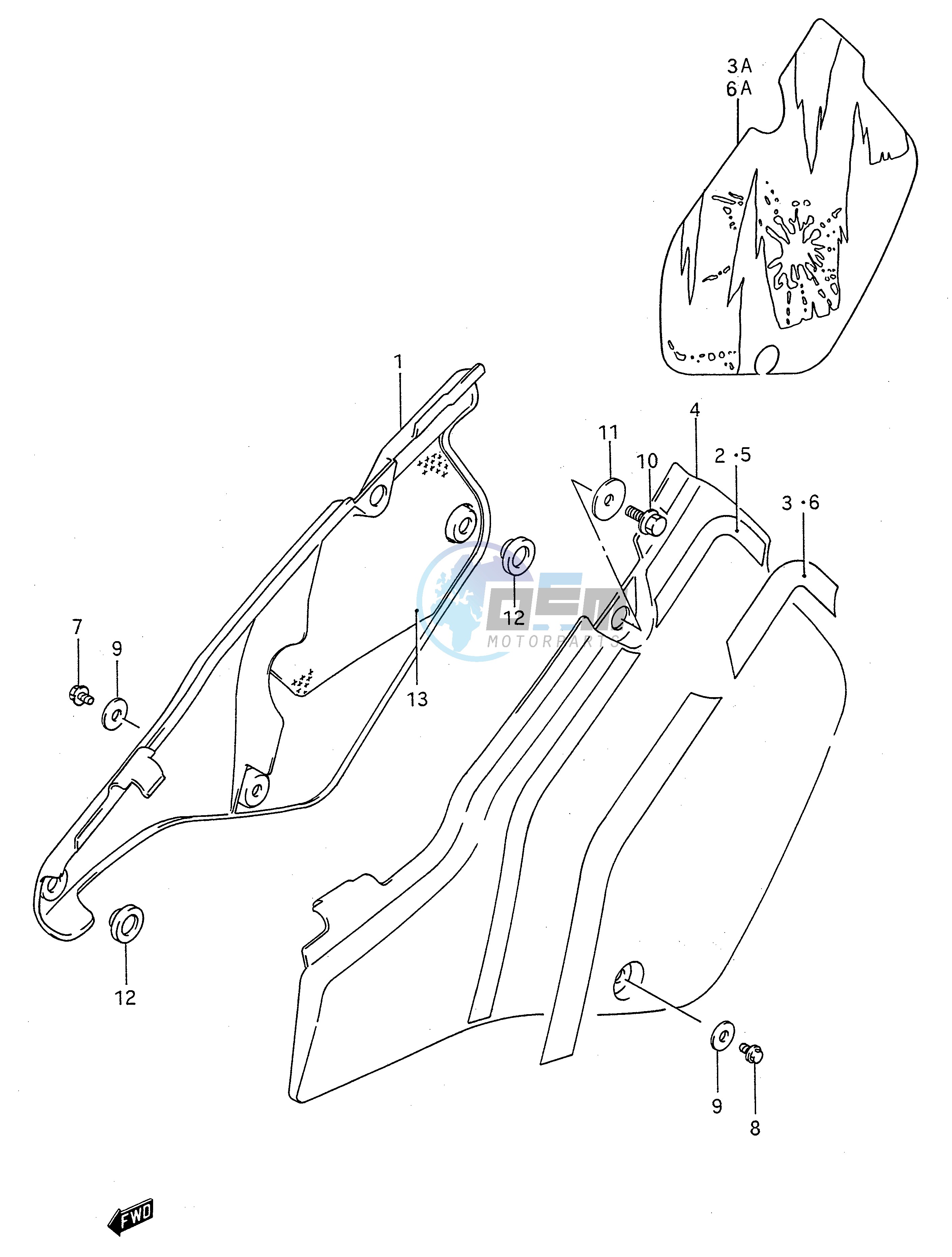 FRAME COVER (MODEL K L M)