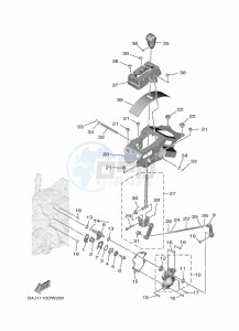 YXE1000EWS YX10EPSM (B4M2) drawing SHIFT SHAFT