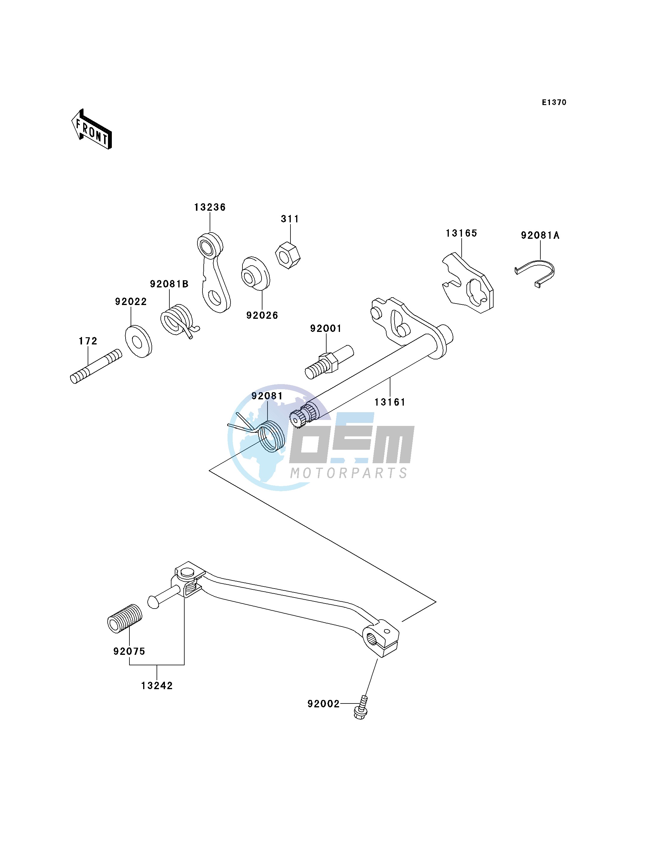 GEAR CHANGE MECHANISM