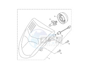 VITY 125 drawing HEADLIGHT