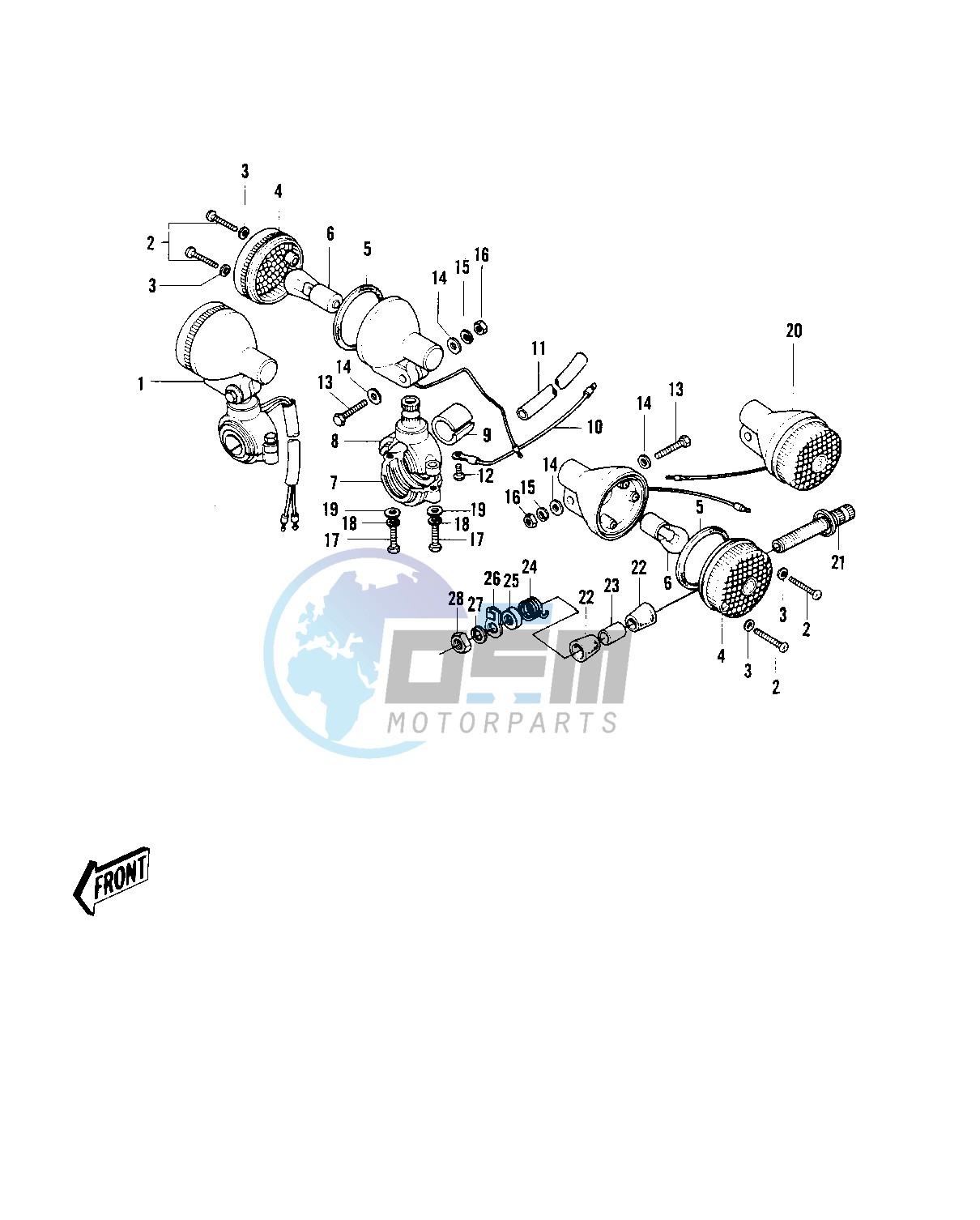 TURN SIGNALS G4TR-C -- 70-73- -