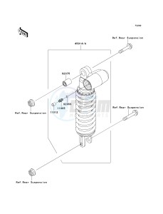 ZR 1000 A [Z1000] (A1-A3) drawing SHOCK ABSORBER-- S- -