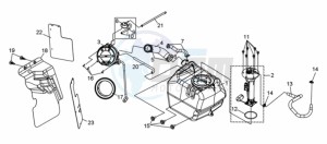 GTS250 INJECTION drawing FUEL TANK - FUEL CUT