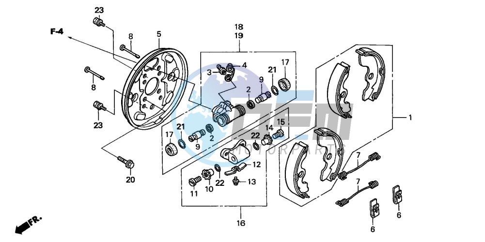 FRONT BRAKE PANEL