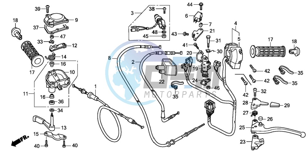 HANDLE LEVER/SWITCH/CABLE