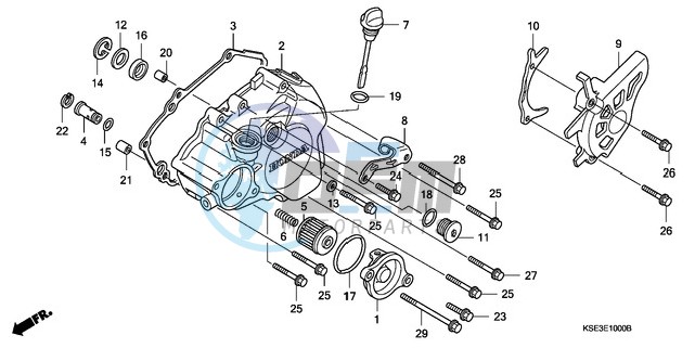 L. CRANKCASE COVER