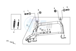 MAXSYM 400 EFI ABS drawing CENTRAL STAND