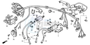 VT600CD2 drawing WIRE HARNESS