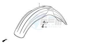 CRM50R drawing FRONT FENDER