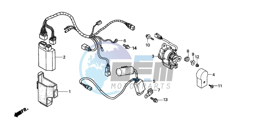 C.D.I. UNIT/SERVO MOTOR