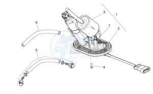 Dorsoduro 750 - ABS (EMEA, APAC, NAFTA) (AUS, CND, EU, J, USA) drawing Fuel pump