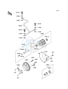 KLF300 KLF300B6F EU GB drawing Oil Pump