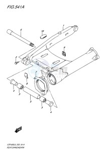 VZR1800BZ BOULEVARD EU drawing REAR SWINGINGARM