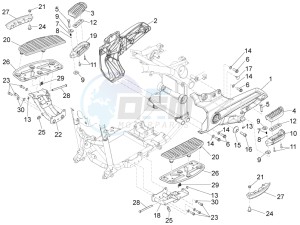 California 1400 Custom ABS 1380 USA-CND drawing Foot rests