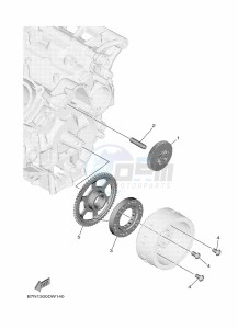 TRACER 9 GT+ MTT890D-K (BLG1) drawing STARTER