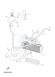 CS50Z MACH G (2ADE) drawing RADIATOR & HOSE