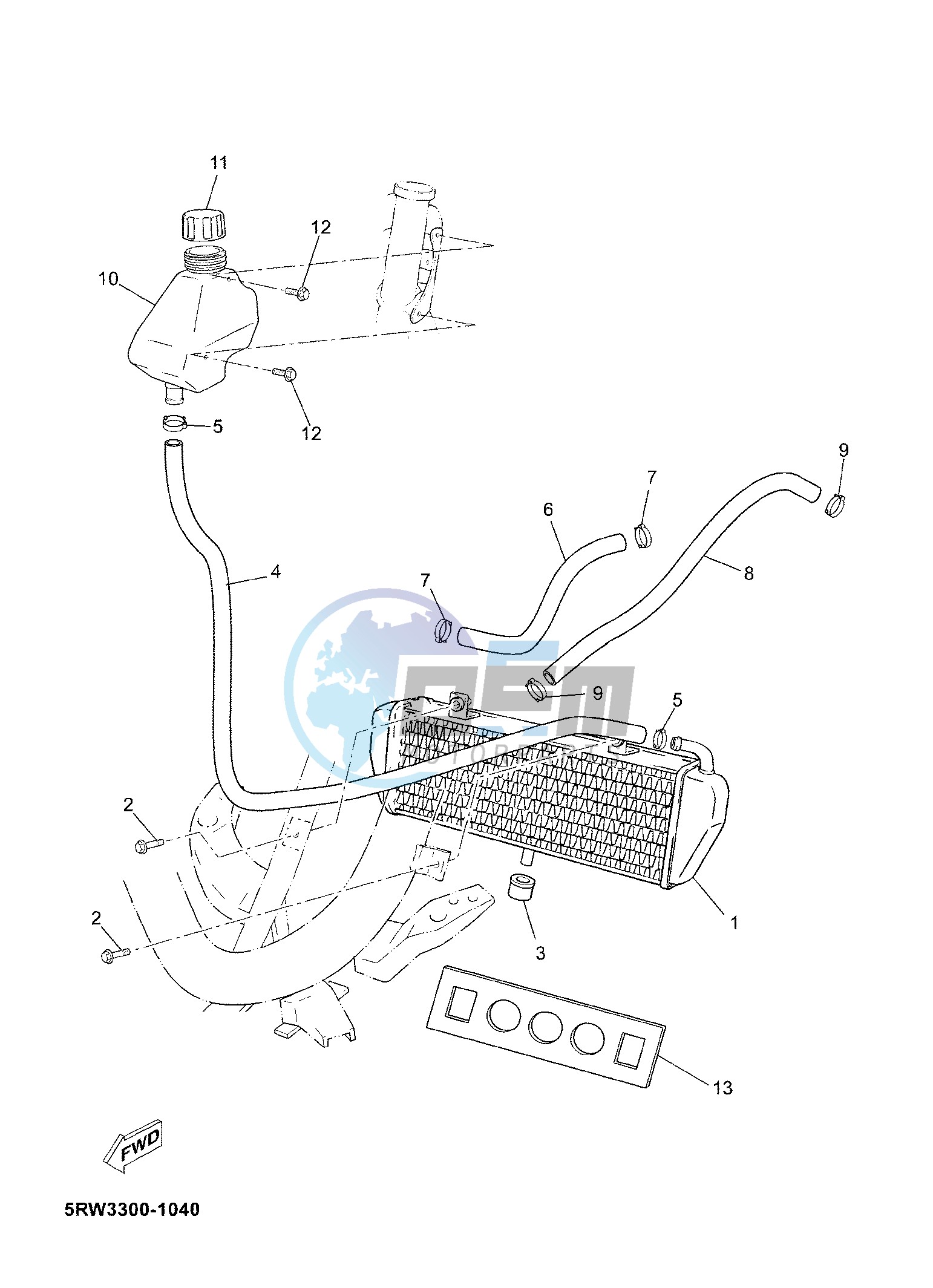 RADIATOR & HOSE