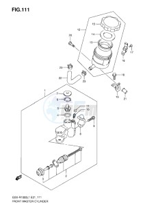 GSX-R1000 drawing FRONT MASTER CYLINDER