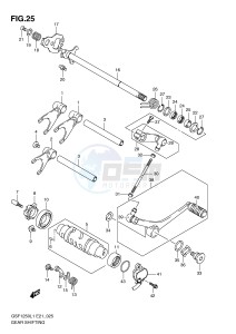 GSF1250 (E21) Bandit drawing GEAR SHIFTING