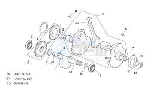 Pegaso 650 ie drawing Drive shaft