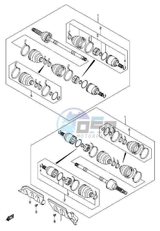 FRONT DRIVE SHAFT