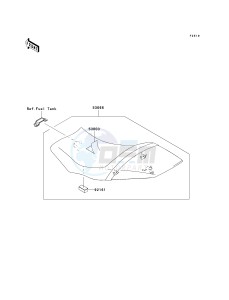 EX 650 C [NINJA 650R] (C9F) C9F drawing SEAT