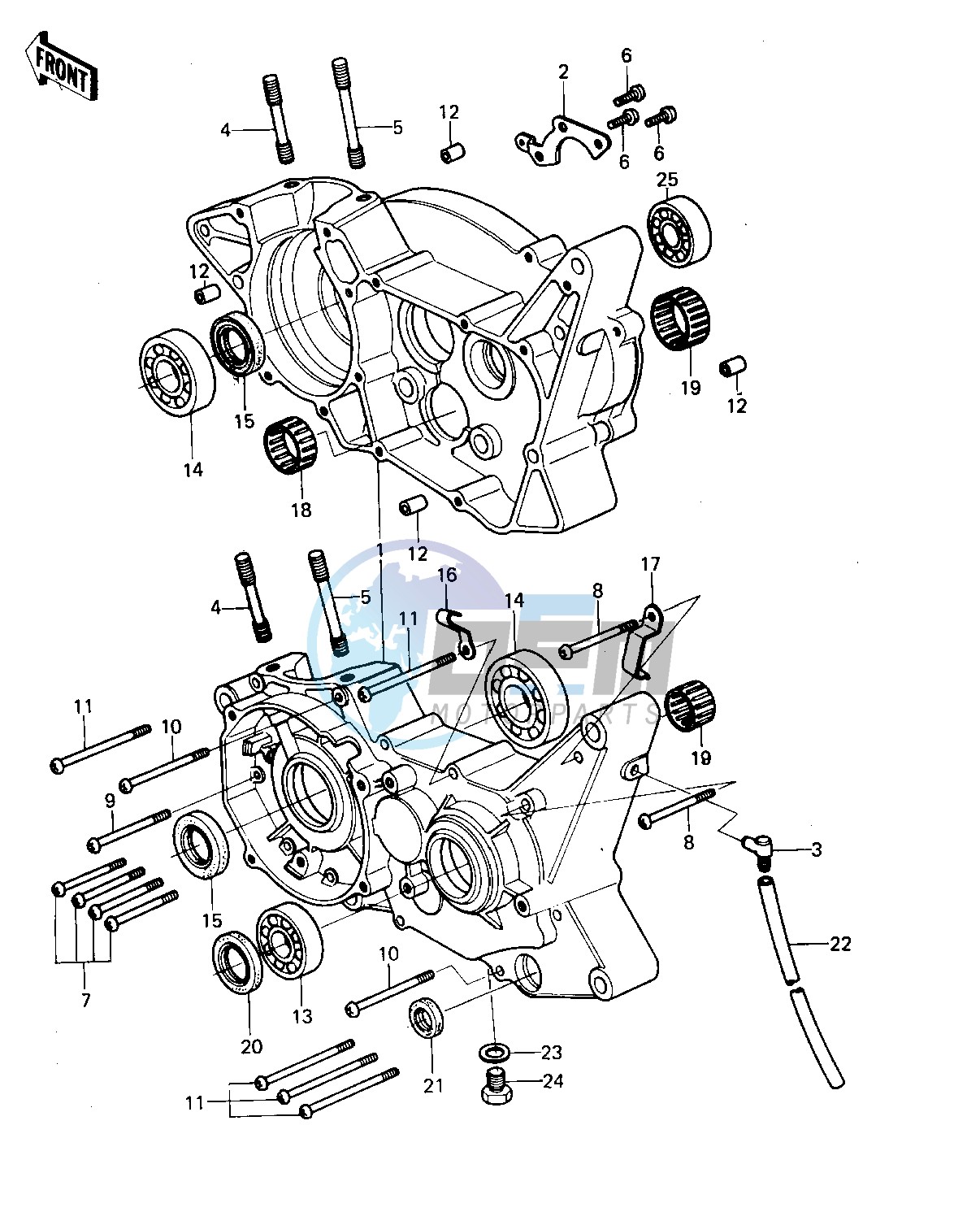 CRANKCASE -- 80 A6- -