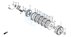 CBF150SH drawing CLUTCH