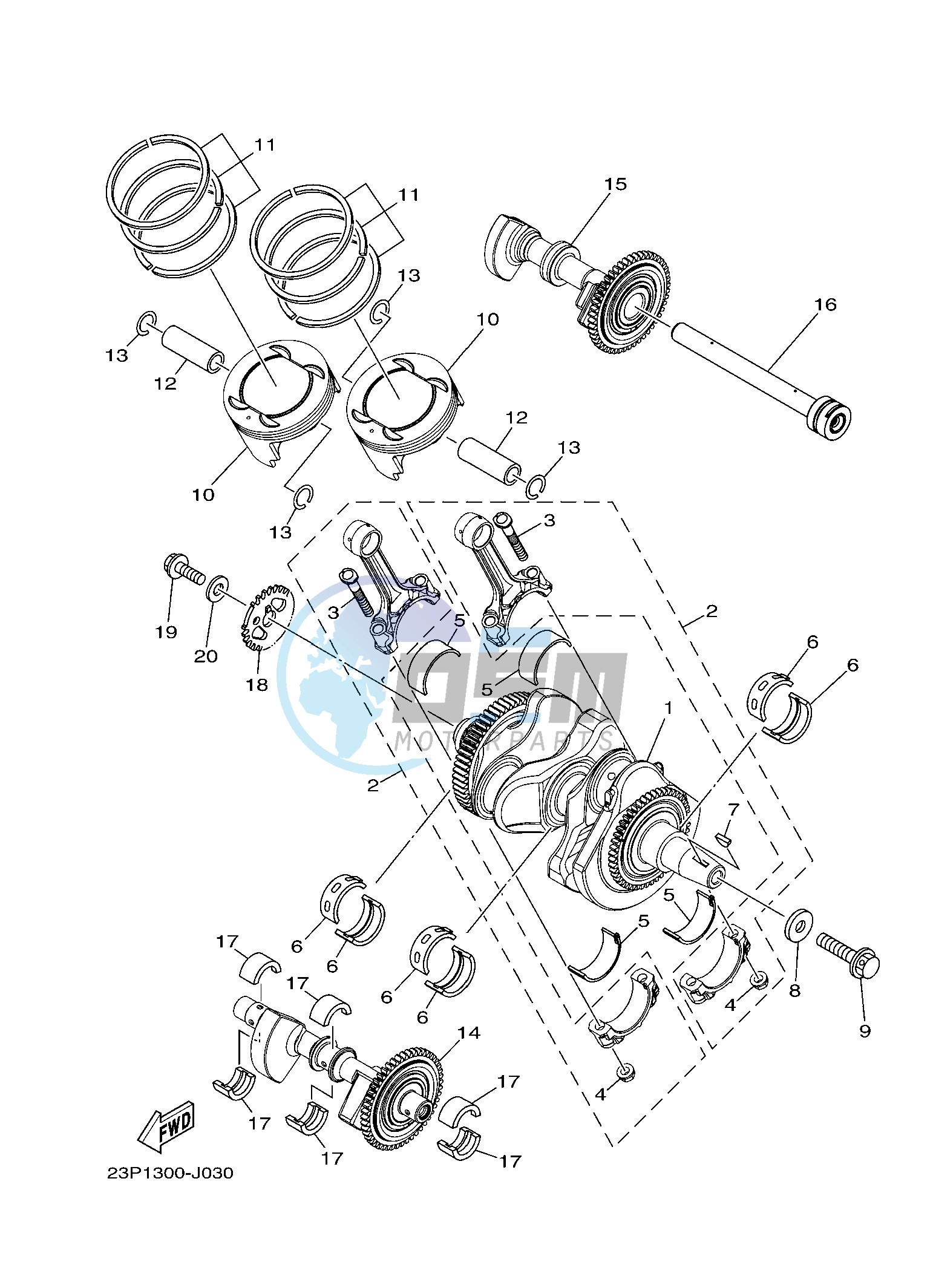 CRANKSHAFT & PISTON