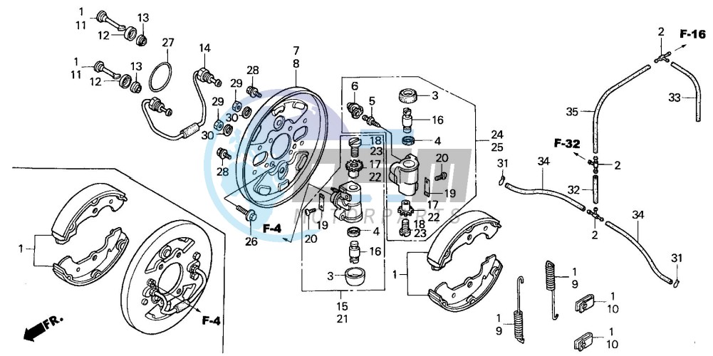 FRONT BRAKE PANEL