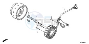 CBR250RD CBR250R 2E - (2E) drawing GENERATOR