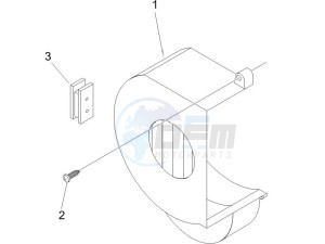 LX 50 2T drawing Flywheel magneto cover - Oil filter